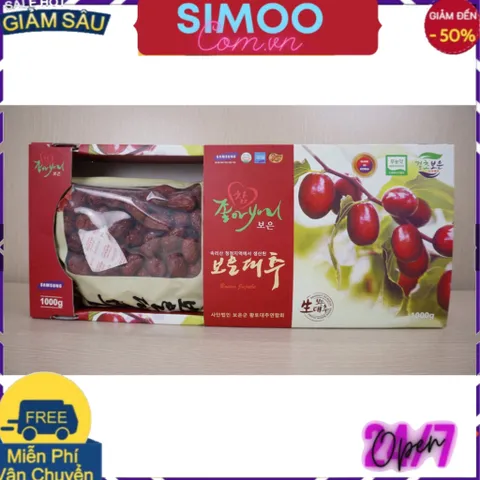 [CHUYÊN SỈ CHÍNH HÃNG] Táo Đỏ Sấy Khô Hàn Quốc 1kg ruột