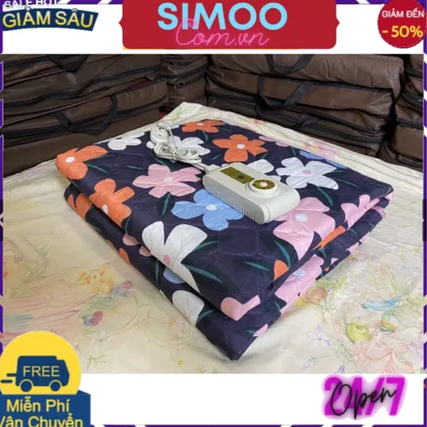 [CHUYÊN SỈ CHÍNH HÃNG] Chăn Điện Cotton Hàn Quốc (GIAO MÀU BẤT KỲ)