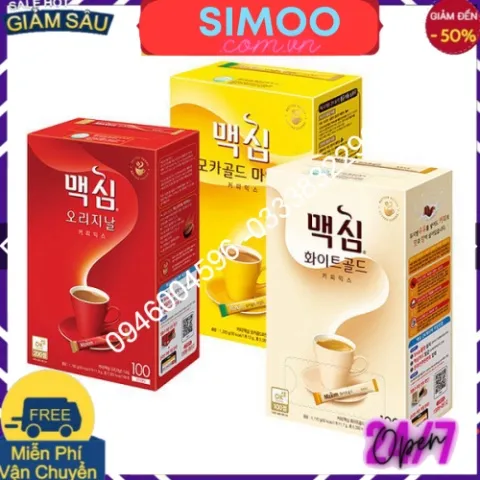 [MAXIM] Cafe Maxim Hàn Quốc- 맥심 (Cà phê Quốc dân của HQ)
