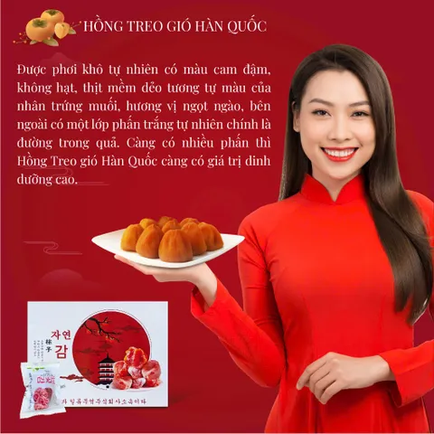 [CHUYÊN SỈ CHÍNH HÃNG] Hồng sấy dẻo nguyên quả Hàn Quốc 500gr (HÀNG LẠNH SHOP GỬI KV HÀ NỘI)