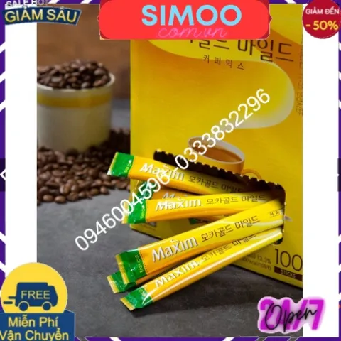 [MAXIM] Cafe Maxim Hàn Quốc- 맥심 (Cà phê Quốc dân của HQ)