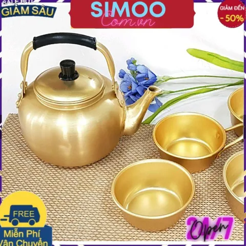 Combo Ấm + Chén uống rượu gạo Hàn Quốc
