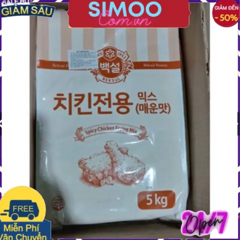 💥 ⚡ SẢN PHẨM CHÍNH HÃNG 💥 ⚡ <GIÁ TỐT> Bột chiên gà beksul korea loại cay, không cay bao 5kg (dành cho nhà hàng)