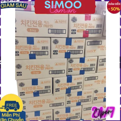 💥 ⚡ SẢN PHẨM CHÍNH HÃNG 💥 ⚡ <GIÁ TỐT> Bột chiên gà beksul korea loại cay, không cay bao 5kg (dành cho nhà hàng)