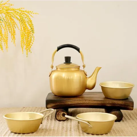 Combo Ấm + Chén uống rượu gạo Hàn Quốc