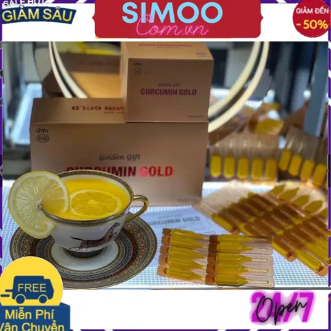 [CHUYÊN SỈ CHÍNH HÃNG] Nghệ Nano Curcumin Gold Hàn Quốc 100 Tép