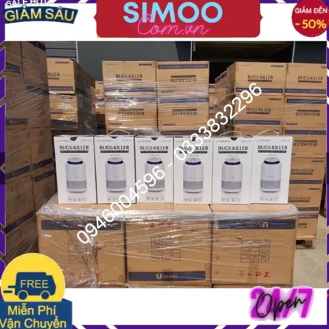 [CHUYÊN SỈ CHÍNH HÃNG] Đèn bắt muỗi Unimax bằng tia UV BUGS-KILLER Hàn Quốc