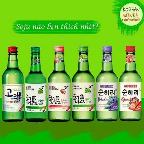 [CHUM CHURUM] SOJU korea VỊ ngũ cốc 360ML - [처음 처럼] 순하리 과일맛 360ML-CHUYÊN CUNG CÂP NHÀ HÀNG