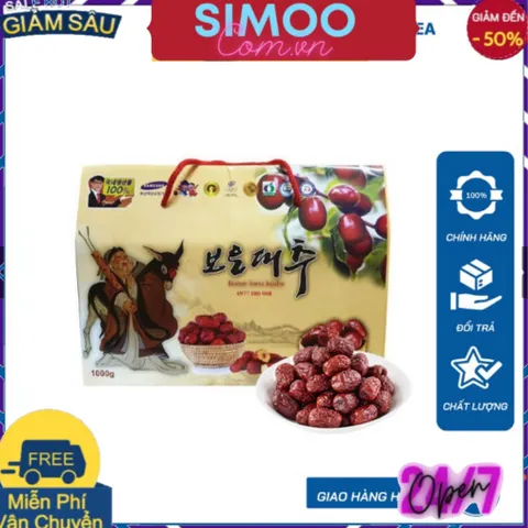 [CHUYÊN SỈ CHÍNH HÃNG] Táo Đỏ Hàn Quốc Bouen jujube Hộp 1kg