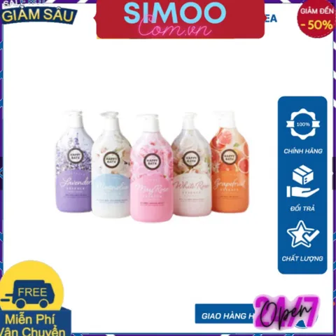 [CHUYÊN SỈ CHÍNH HÃNG] Sữa Tắm Happy bath Hàn Quốc chai 900ml