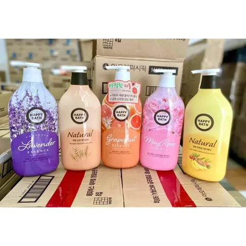 [CHUYÊN SỈ CHÍNH HÃNG] Sữa Tắm Happy bath Hàn Quốc chai 900ml