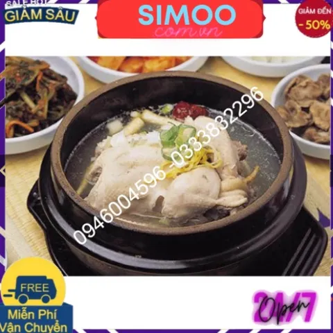 [CHUYÊN SỈ CHÍNH HÃNG] Nguyên Liệu gà Hầm Sâm gói 70g 삼계탕 Hàn Quốc