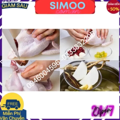 [CHUYÊN SỈ CHÍNH HÃNG] Nguyên Liệu gà Hầm Sâm gói 70g 삼계탕 Hàn Quốc