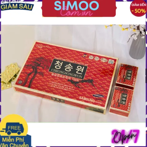 [CHUYÊN SỈ CHÍNH HÃNG] Tinh Dầu Thông Đỏ CHEONGSONGWON 180 Viên HÀN QUỐC [Hộp đỏ]