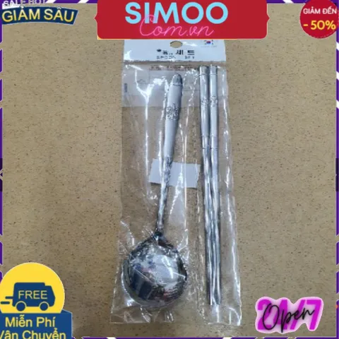 [CHUYÊN SỈ CHÍNH HÃNG] Thìa đũa inox Hàn Quốc