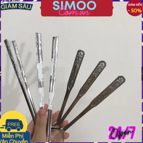 [CHUYÊN SỈ CHÍNH HÃNG] Thìa đũa inox Hàn Quốc