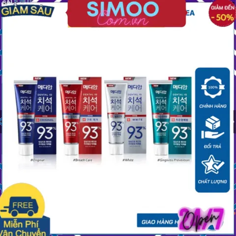 [CHUYÊN SỈ CHÍNH HÃNG] Kem đánh răng MEDIAN 93% Hàn Quốc