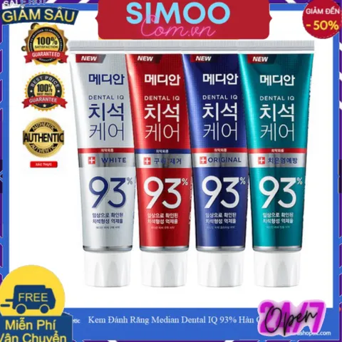 [CHUYÊN SỈ CHÍNH HÃNG] Kem đánh răng MEDIAN 93% Hàn Quốc