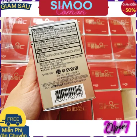 [CHUYÊN SỈ CHÍNH HÃNG] Vitamin E 1000 IU Hàn Quốc, Lọ 60 Viên