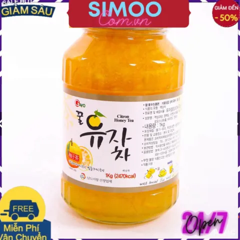 [CHUYẾN SỈ CHÍNH HÃNG] Mật Ong Chanh Hàn Quốc Hũ 1kg (Citron Honey Tea)