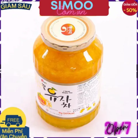 [CHUYẾN SỈ CHÍNH HÃNG] Mật Ong Chanh Hàn Quốc Hũ 1kg (Citron Honey Tea)