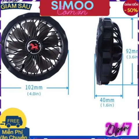 💥 ⚡ item hàng hiệu 💥 ⚡Áo máy điều hòa xịn DAIZO, Pin Nhật 20.000mAh Chạy 10h - 17h, BH một năm Đổi Mới,