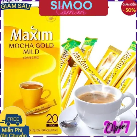 [MAXIM] Cà phê Maxim Hàn Quốc- 맥심( Cà phê Quốc dân của HQ)