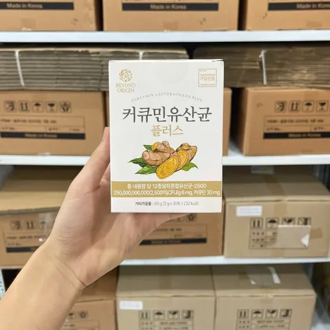 [Beyond Origin] Curcumin Plus – Men Vi Sinh & Curcumin Hòa Tan 2g x 30 Gói