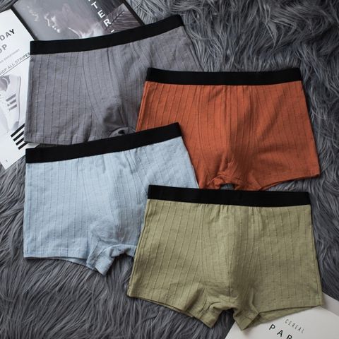 Combo 5 chiếc quần lót nam thể thao cao cấp chất cotton đẹp quần sịp nam đùi mềm mại co dãn