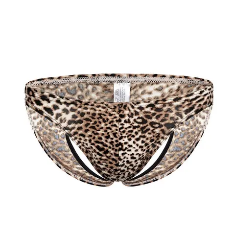 Quần lót nam sexy cutout độc lạ thun vân họa tiết nổi bắt mắt