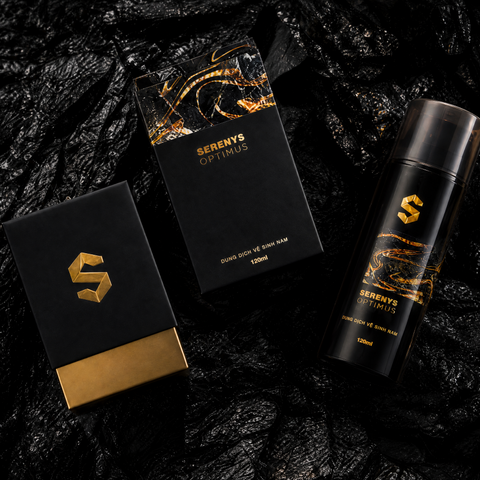 Dung dịch vệ sinh nam Serenys Optimus 120ml - Làm sạch và khử mùi, an toàn cho da nhạy cảm, mang lại cảm giác thoáng mát hàng ngày.