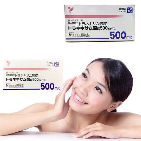 Viên Uống Trắng Da Transamin 500mg Nội Địa Nhật - Hỗ Trợ Cải Thiện Sạm Nám, Tàn Nhang, Đều Màu Da