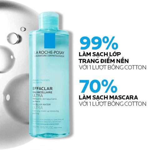 Nước Tẩy Trang La Roche-Posay Laroche Posay Micellar Water Ultra 400ml [hàng nhập khẩu]