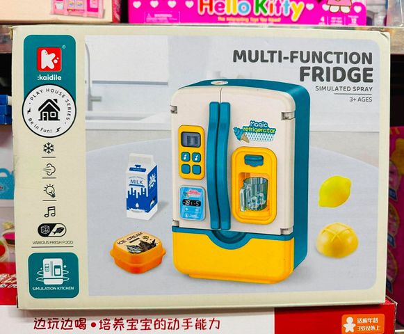 Tủ lạnh đa năng đồ chơi nhà bếp cho bé, chọn màu ngẫu nhiên 227