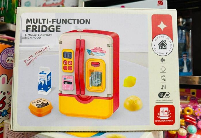 Tủ lạnh đa năng đồ chơi nhà bếp cho bé, chọn màu ngẫu nhiên 227