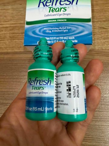 Refresh Tears thuốc nhỏ mắt, giảm khô mắt, mắt đỏ 15ml