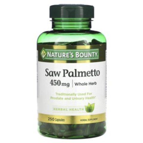 Viên nang Nature's Bounty Saw Palmetto 450mg, 250 viên 