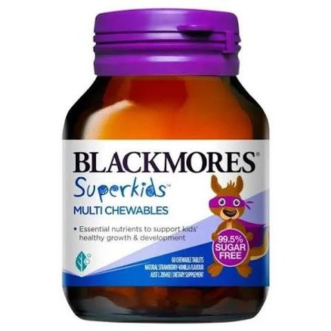 [Nhập khẩu] Blackmores Viên Nhai Superkids Multi Chewables Bổ Sung Vitamin Cho Bé (Hộp 60 Viên)