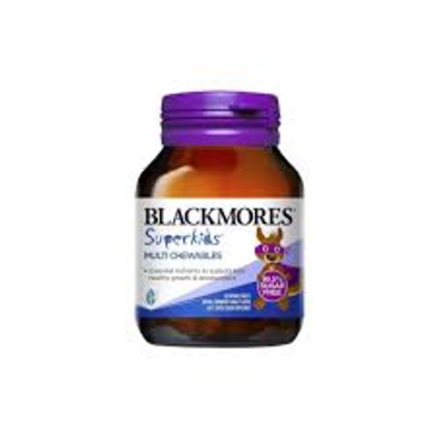 [Nhập khẩu] Blackmores Viên Nhai Superkids Multi Chewables Bổ Sung Vitamin Cho Bé (Hộp 60 Viên)