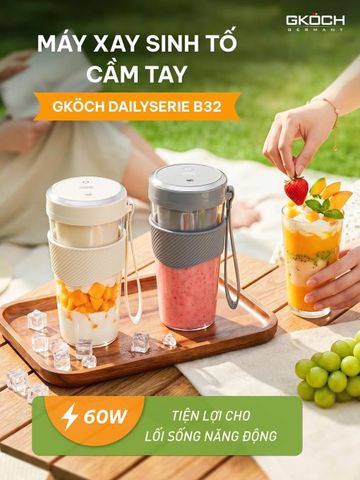 MÁY XAY SINH TỐ CẦM TAY GKÖCH B32