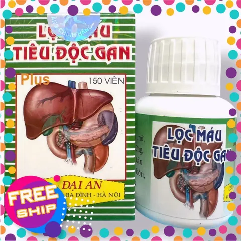 (Chính Hãng) Xách Tay Nhập Khẩu Thực phẩm Lọc Máu Tiêu Độc Gan hỗ trợ viêm gan, gan nhiễm mỡ, men gan cao Mã 2148 Hộp 150 viên Nhập Khẩu