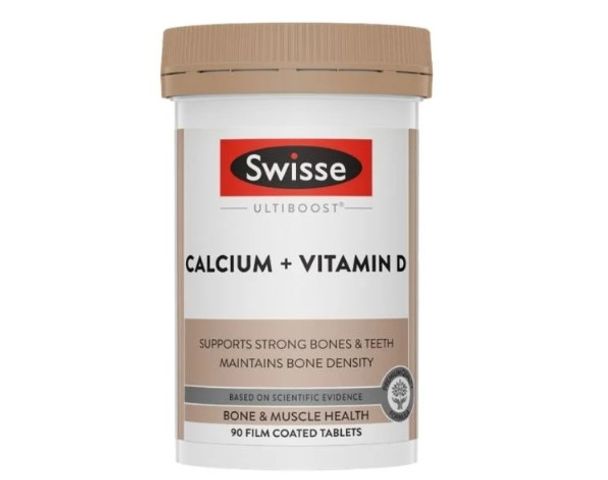 [Nhập khẩu] Viên uống Swisse Ultiboost Calcium + Vitamin D giúp hỗ trợ xương và răng chắc khỏe