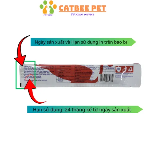 [ Combo 50-100-200] Súp thưởng Gemlucky cho mèo mọi lứa tuổi-15g-Cung cấp dinh dưỡng cho mèo