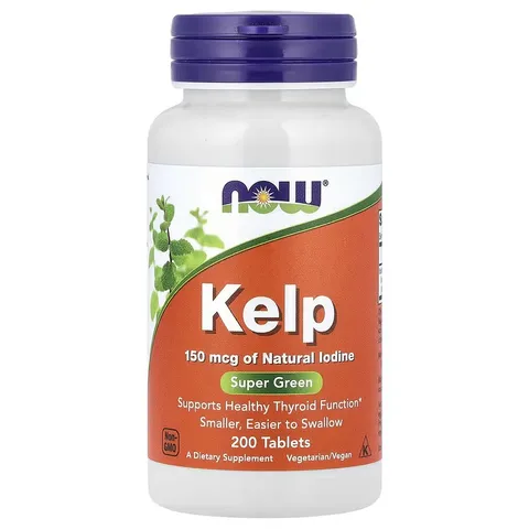 VEGAN - Viên uống hỗ trợ tuyến giáp Kelp 150mcg 200 viên hãng Now