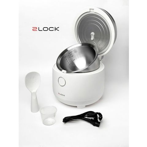 Nồi Cơm Điện Tử Inox 1,2L 2LOCK Korea RC25-3009W