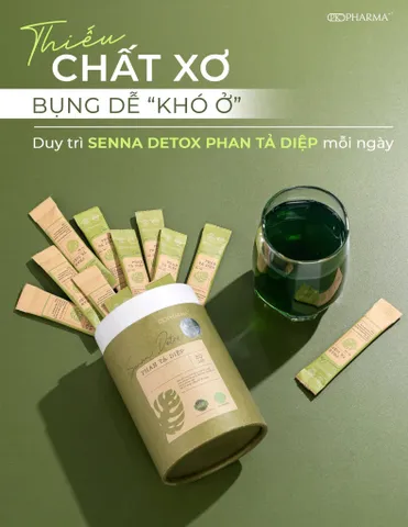 Phan Tả Diệp Senna Detox Pk Pharma Bổ Sung Chất Sơ Hỗ Trợ Tiêu Hóa Thải Độc Ruột