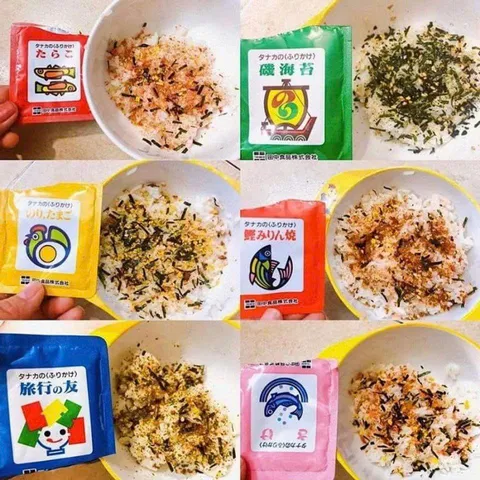 Gia Vị Rắc Cơm Tanaka Nhật Bản, 30 Gói Giúp Bé Ăn Ngon Mỗi Ngày