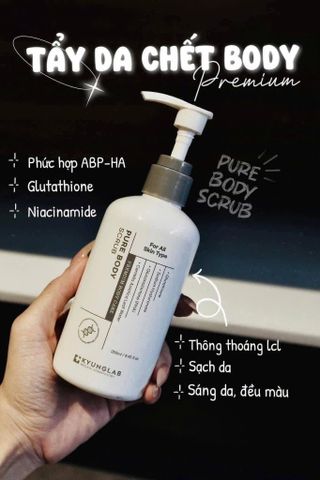 Tẩy tế bào chết body KyungLab Pure Body Scrub 250ml [hàng nhập khẩu]
