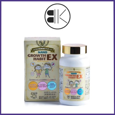 NANO GROWTH HABIT EX 120 viên - Hỗ trợ phát triển toàn diện về thể chất cho trẻ Nhật Bản