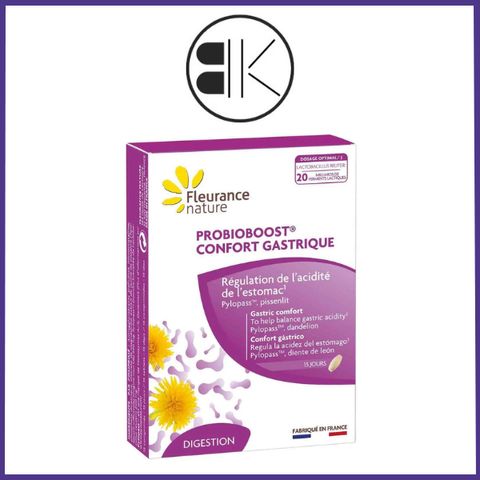 PROBIOBOOST® CONFORT GASTRIQUE - Viên uống men vi sinh Hỗ trợ ức chế HP, giảm trào ngược dạ dày – Hộp 15 viên, Pháp